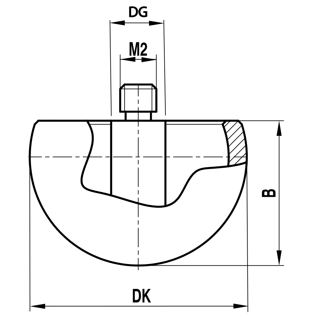 M2 Hemisperic Stylus 