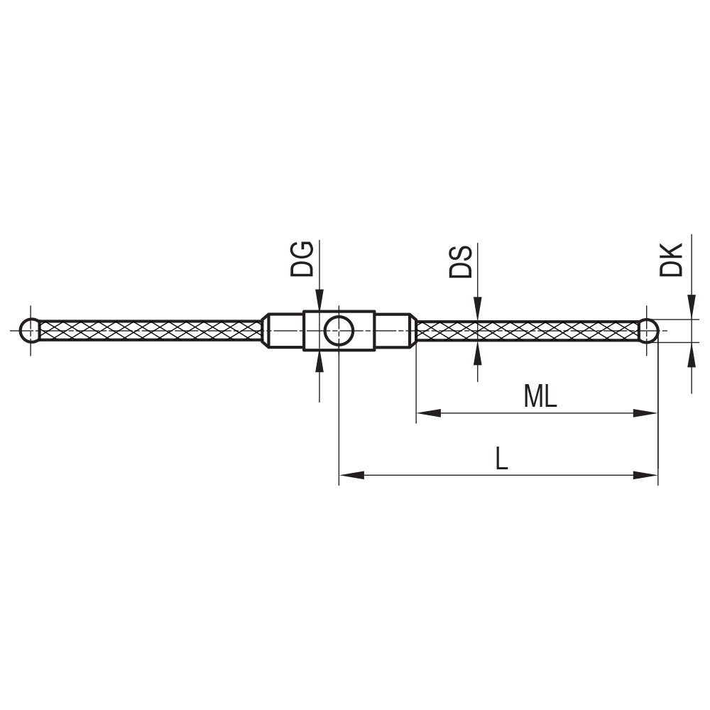 M3 XXT  ½ Star 180°  Clamping Stylus