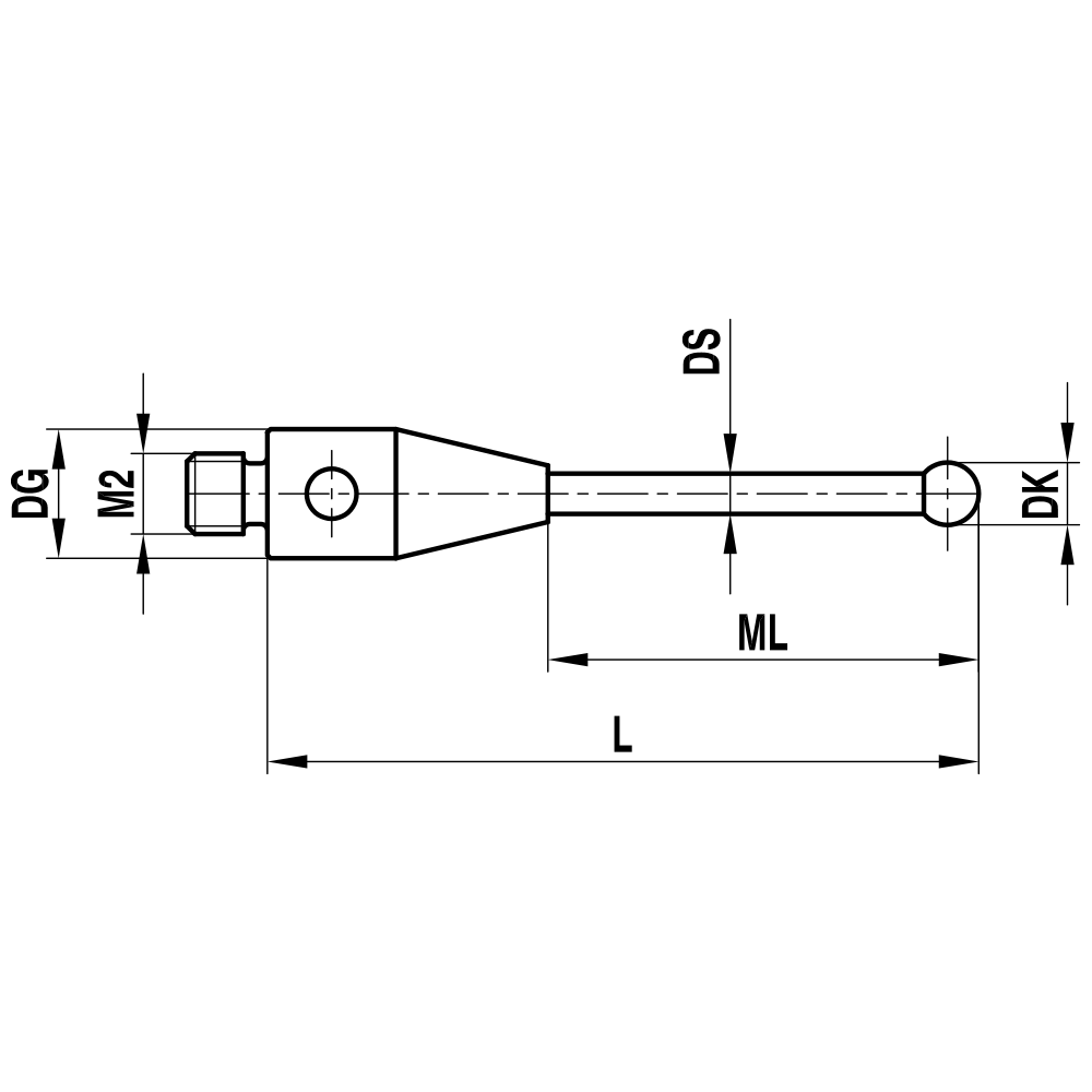 M2 Straight Scanning Stylus 