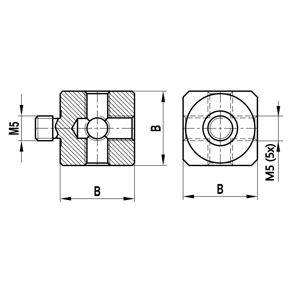 M5 Cube Holder