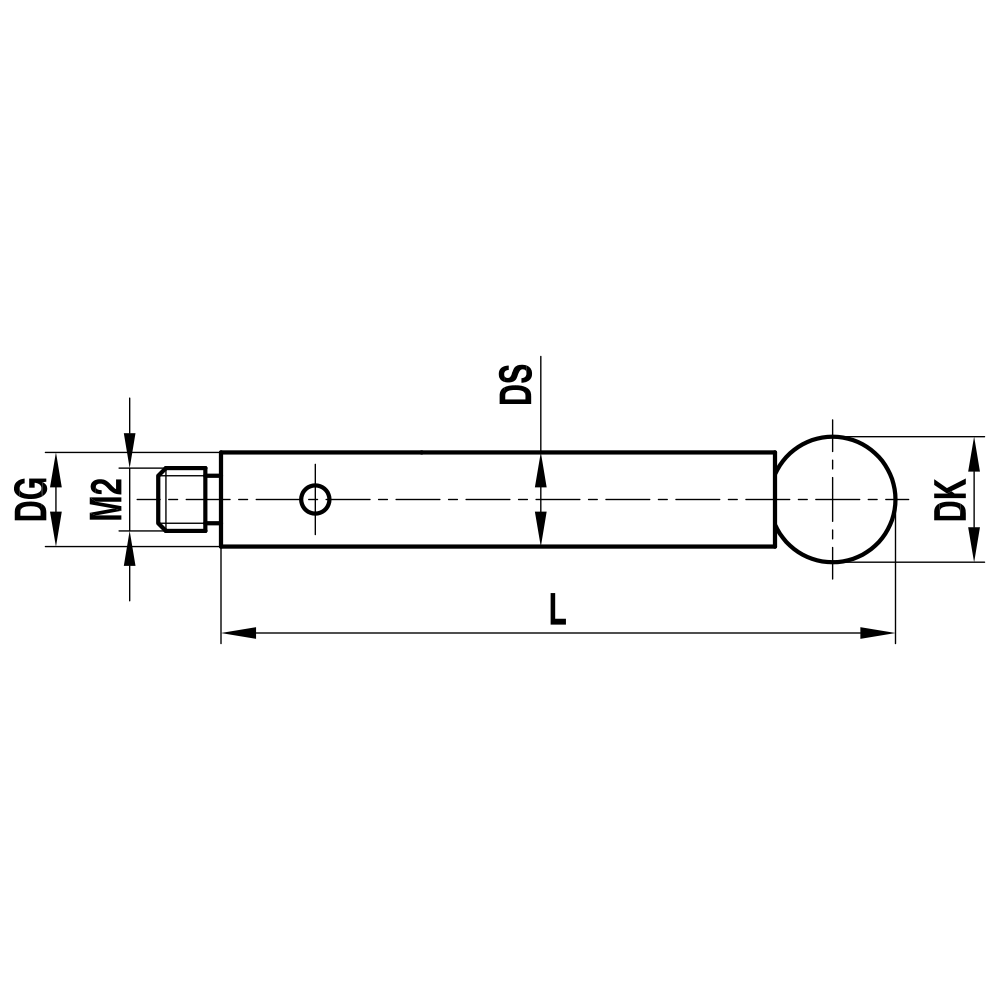M2 Threaded-stem Stylus