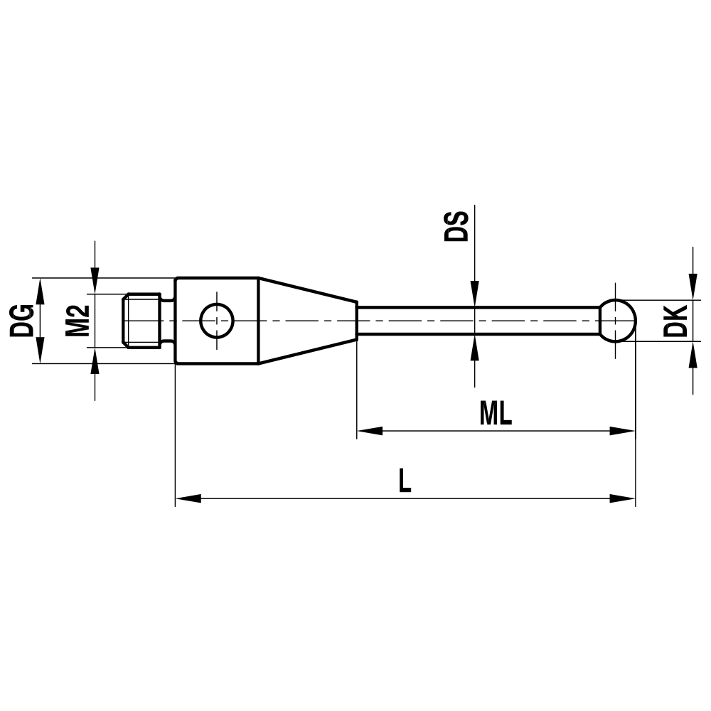 M2 Straight Scanning Stylus 