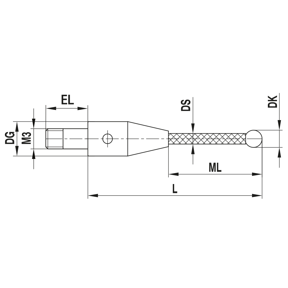 M3 XXT Clamping, Scanning  Stylus