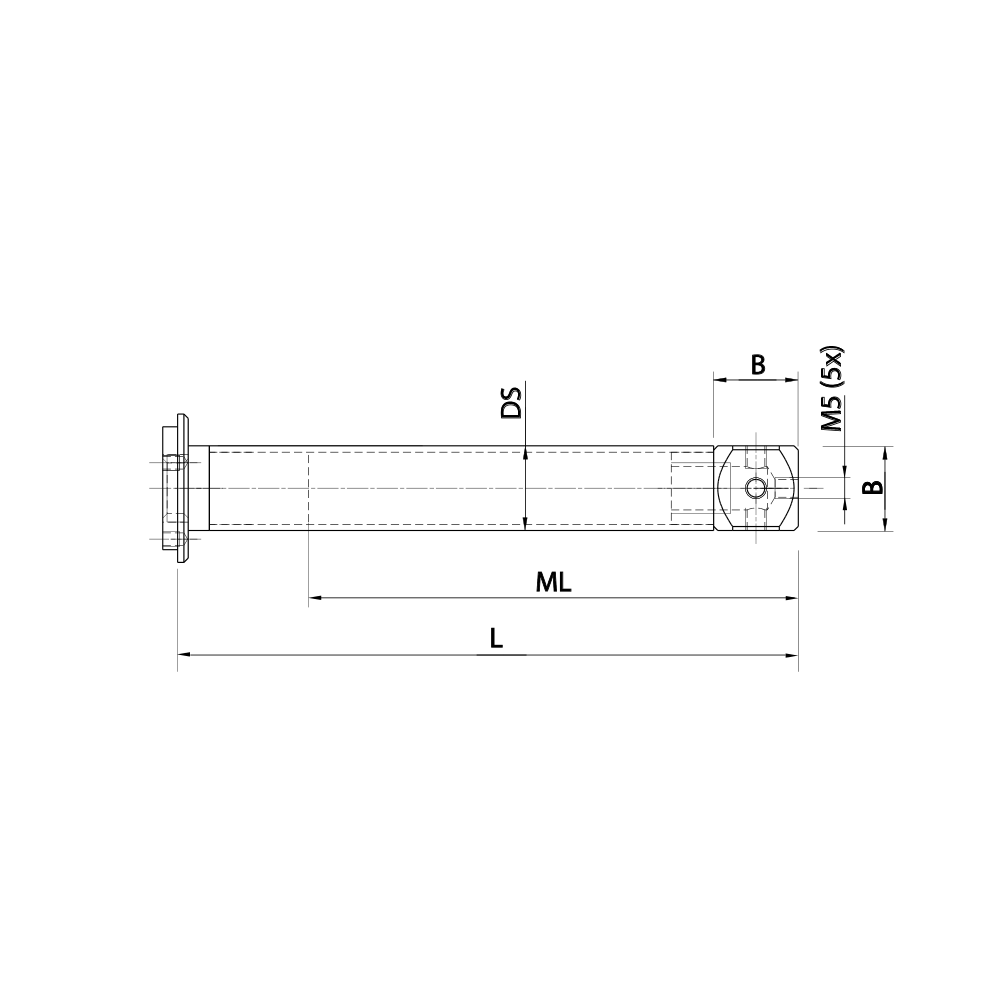 M5 Adapter Plate Extension