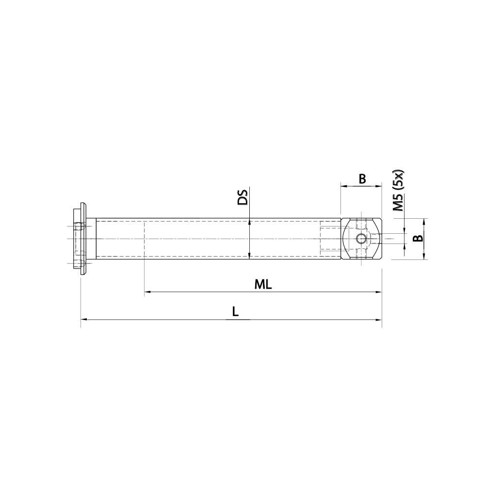 M5 Adapter Plate Extension