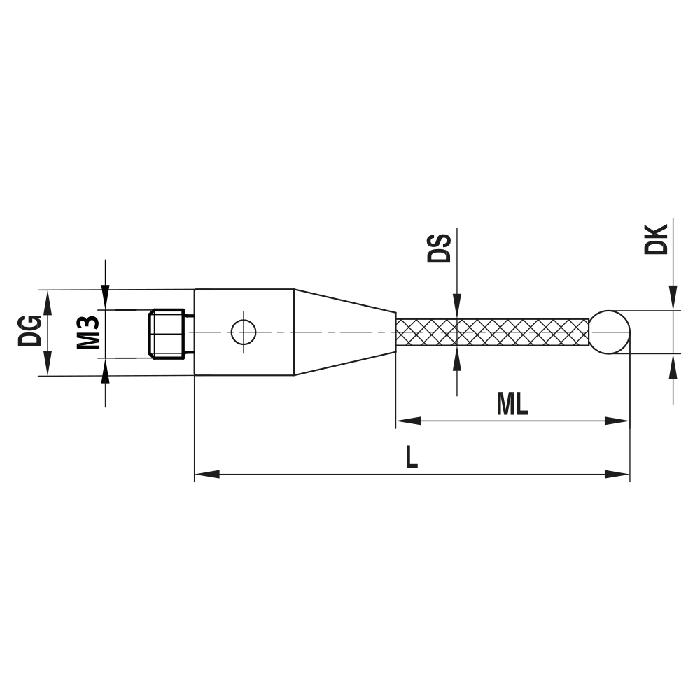 M3 XXT Straight Scanning Stylus
