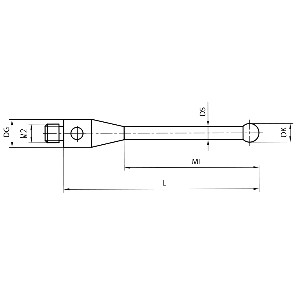 M2 Straight Scanning Stylus 