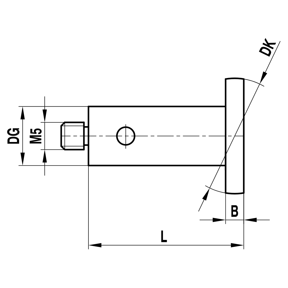 M5 Stub-stem Disk Stylus