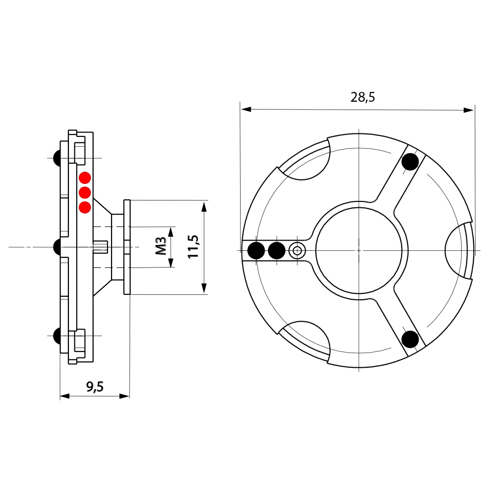 M3 – Reference Adapter Plate VAST XXT TL1