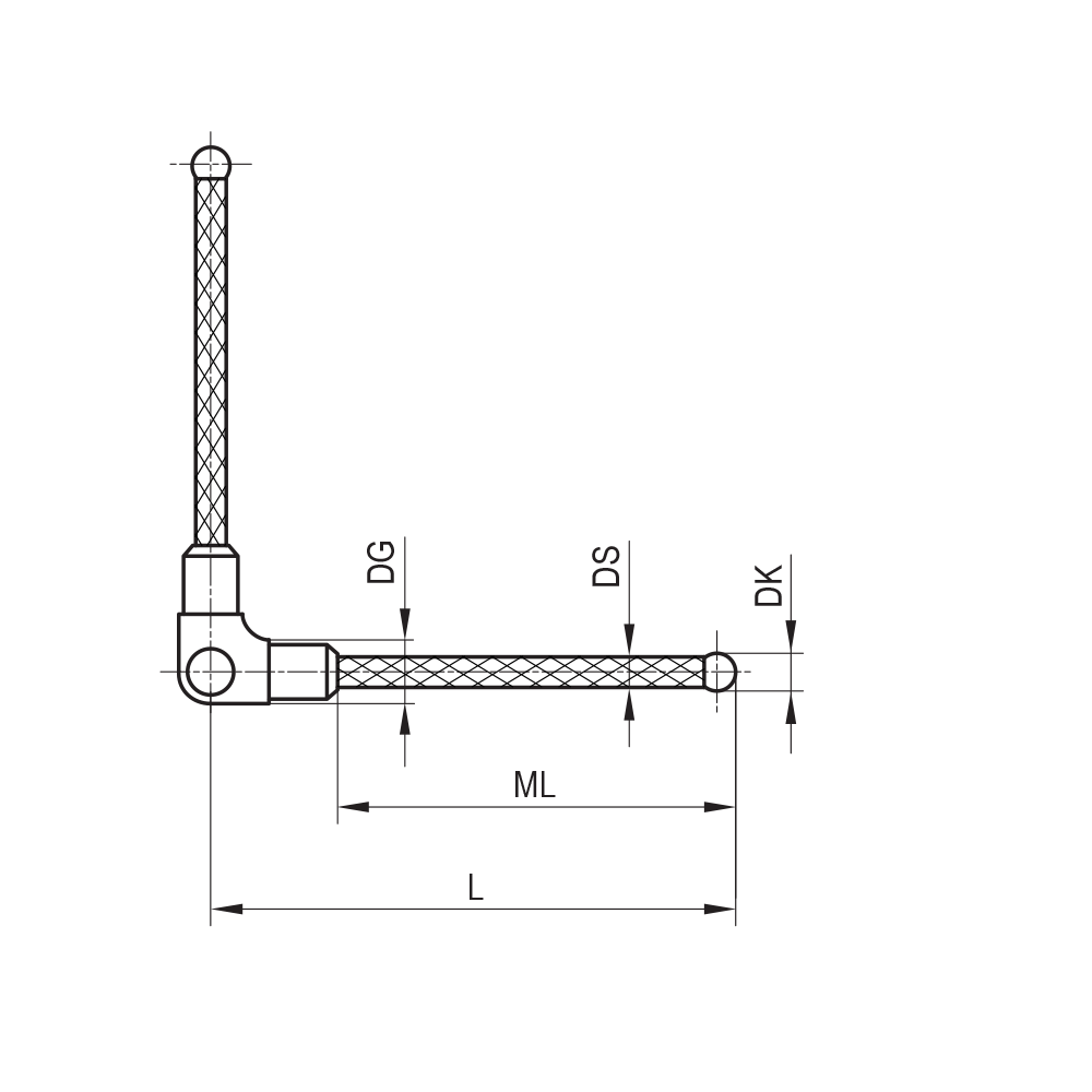 M3 XXT ½ Star 90°  Stylus