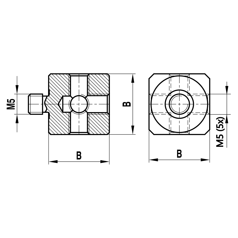 M5 Cube Holder