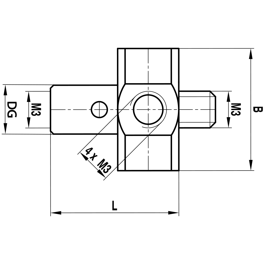 M3 5-Way Rotary Threaded-Stylus Holders