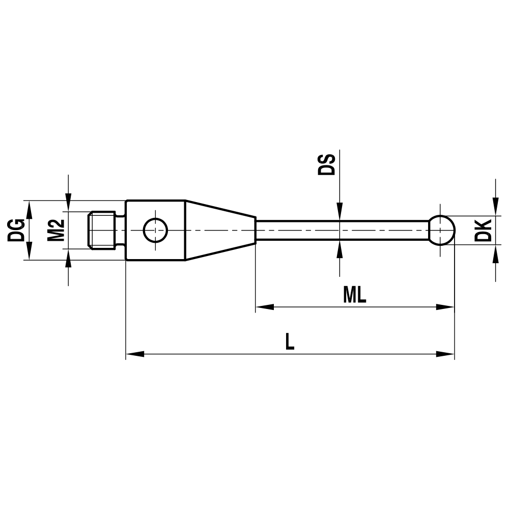 M2 Straight Scanning Stylus 