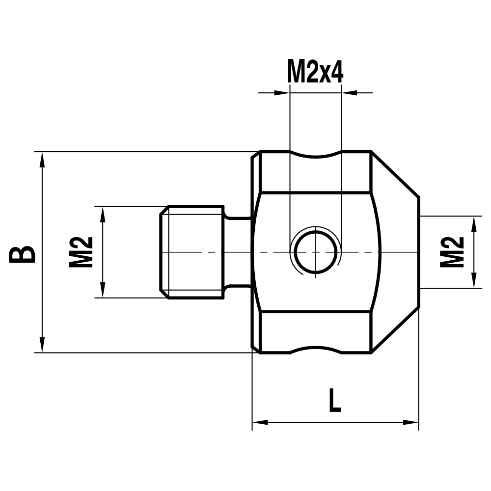 M2 5-Way  Threaded-Stylus Holders