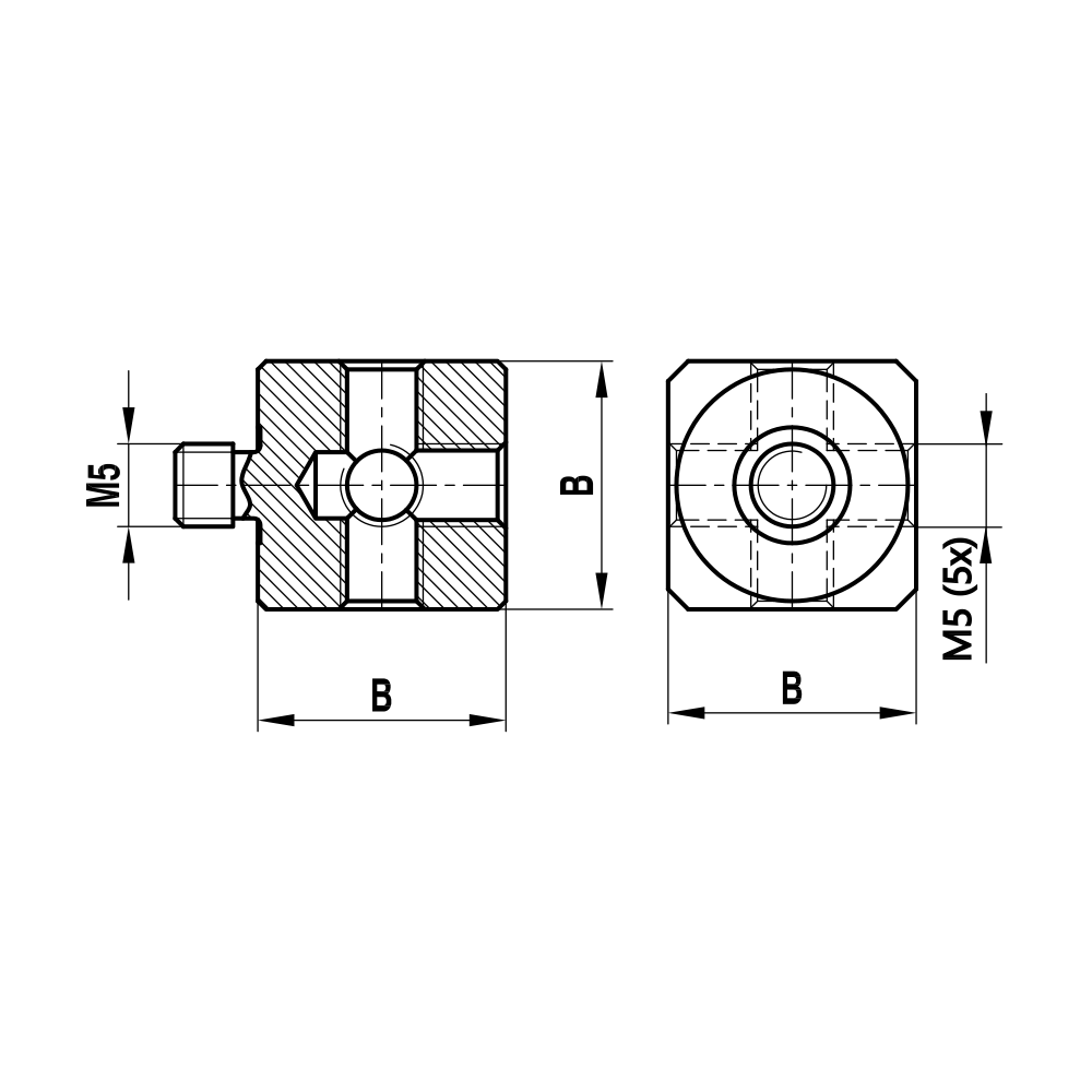 M5 Cube Holder