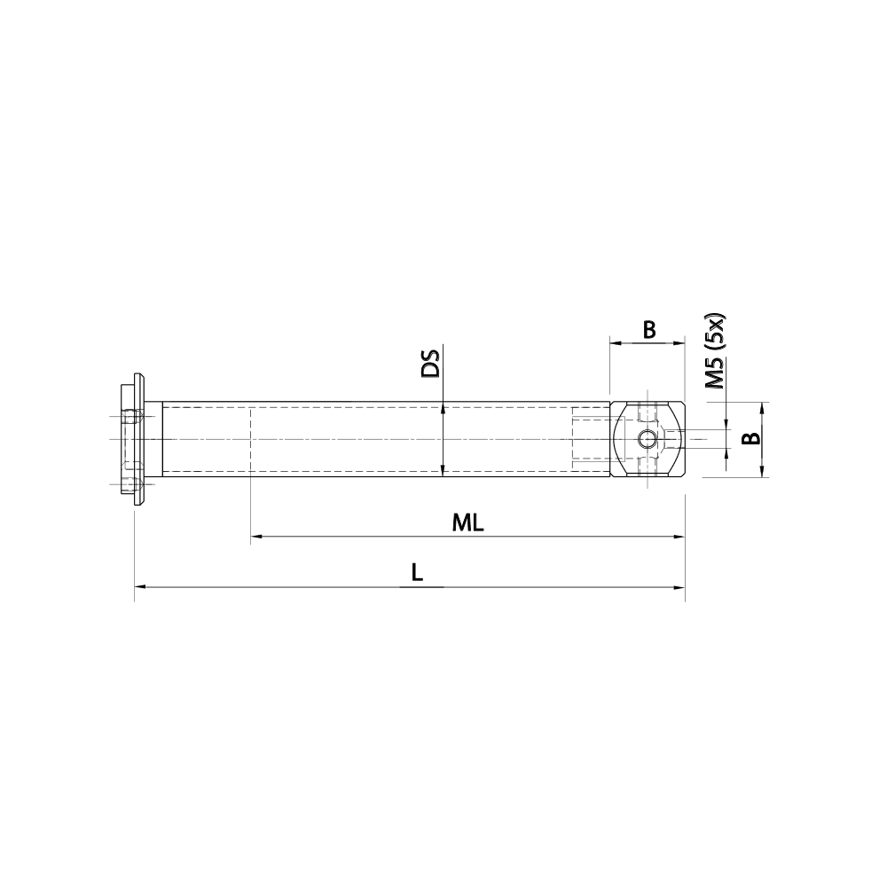 M5 Adapter Plate Extension