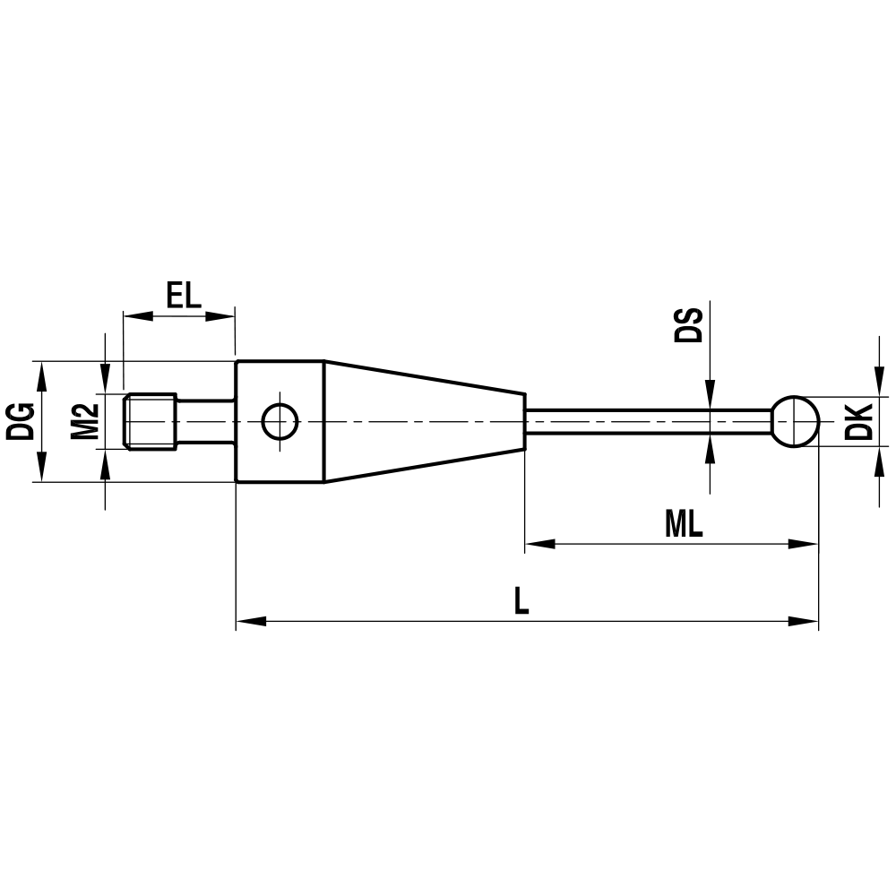 M2 - Straight Stylus for Star Center