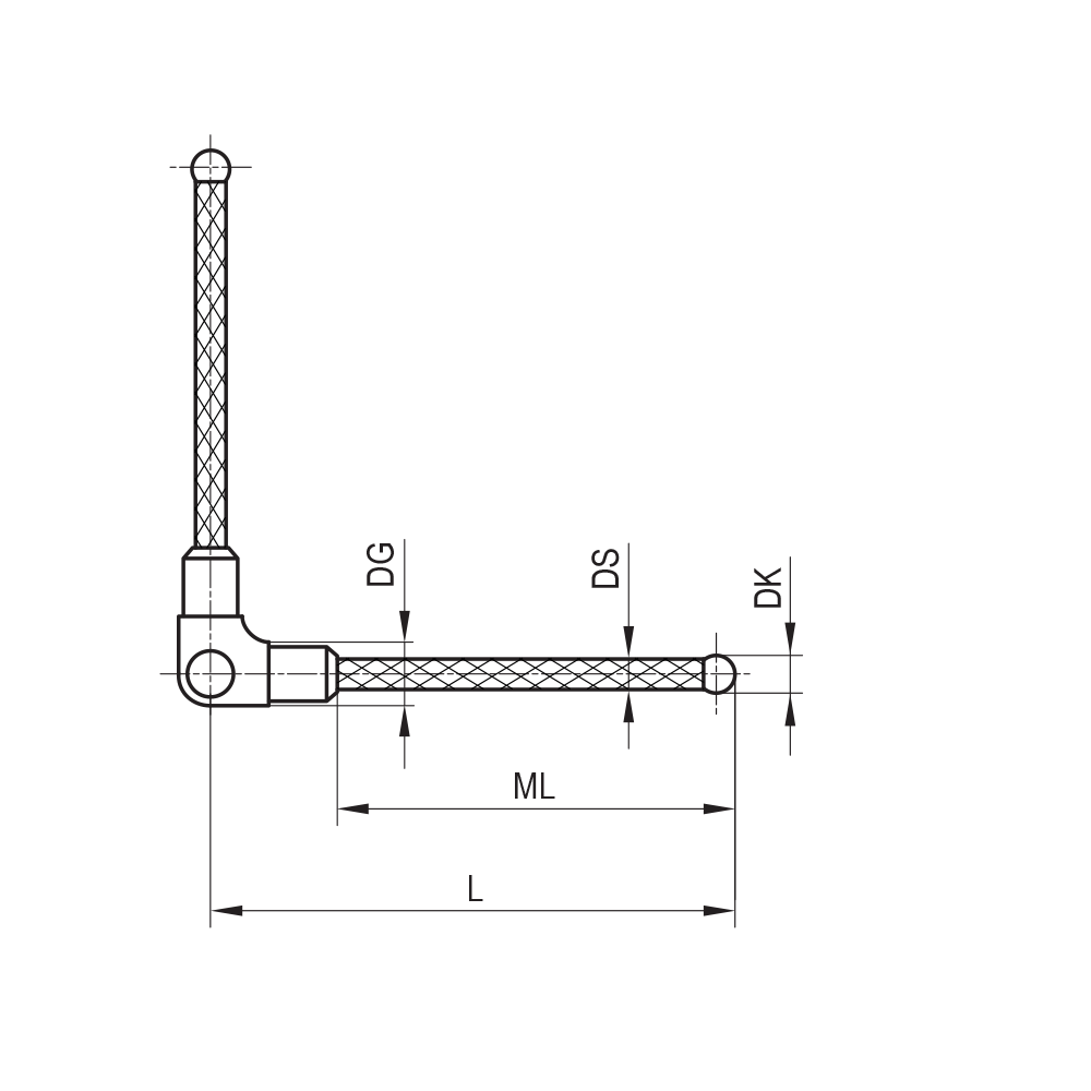 M3 XXT ½ Star 90°  Stylus