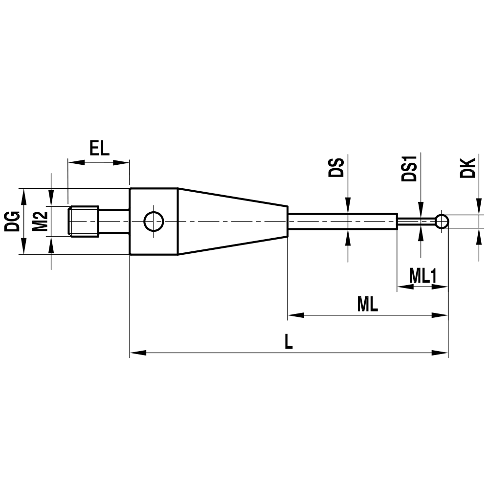 M2 - Straight Stylus for Star Center