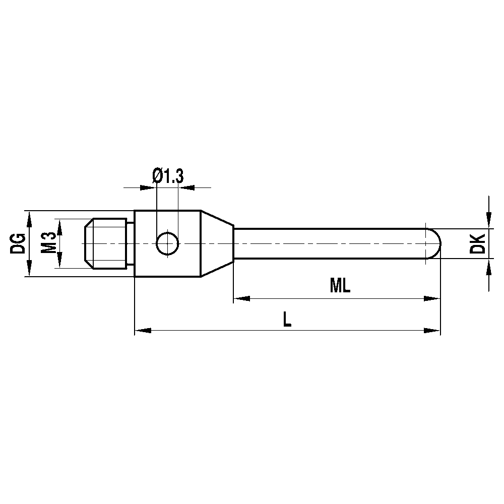 M3 Uniform-cylinder Stylus