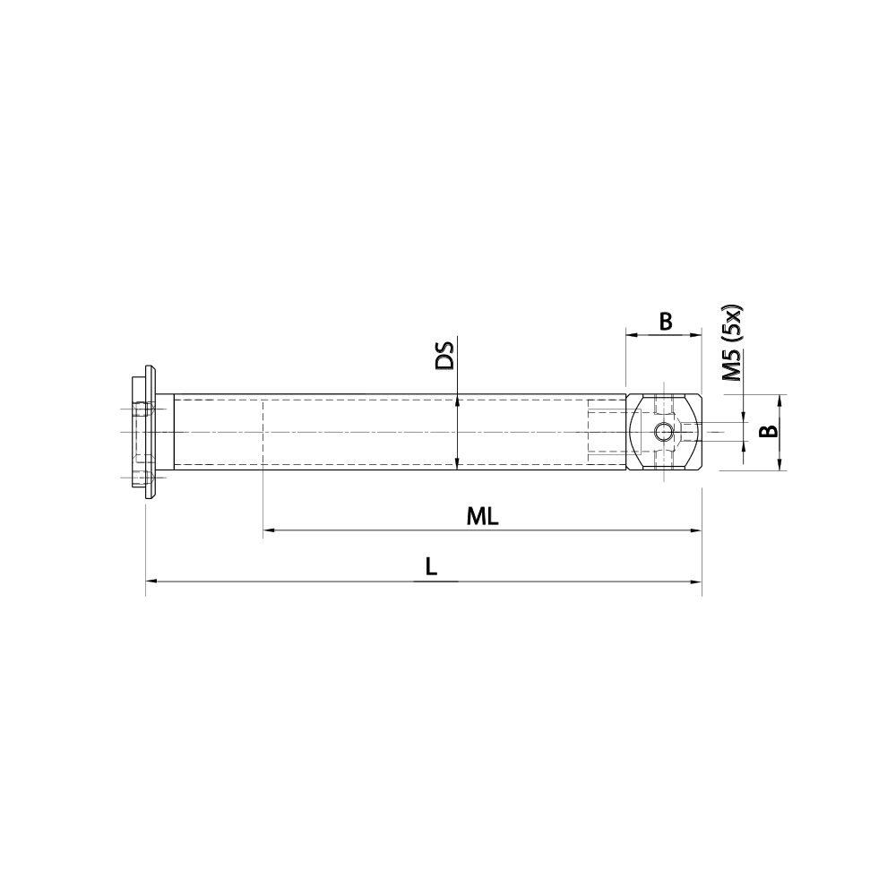 M5 Adapter Plate Extension