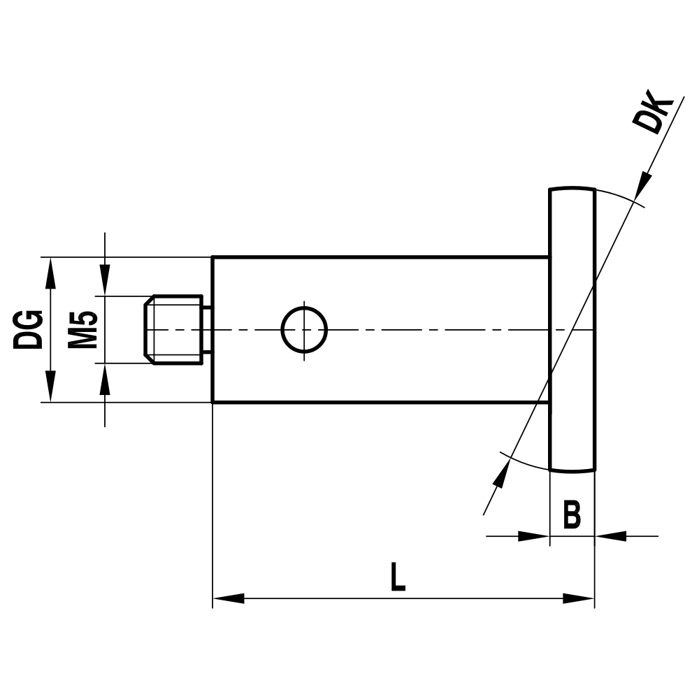 M5 Stub-stem Disk Stylus