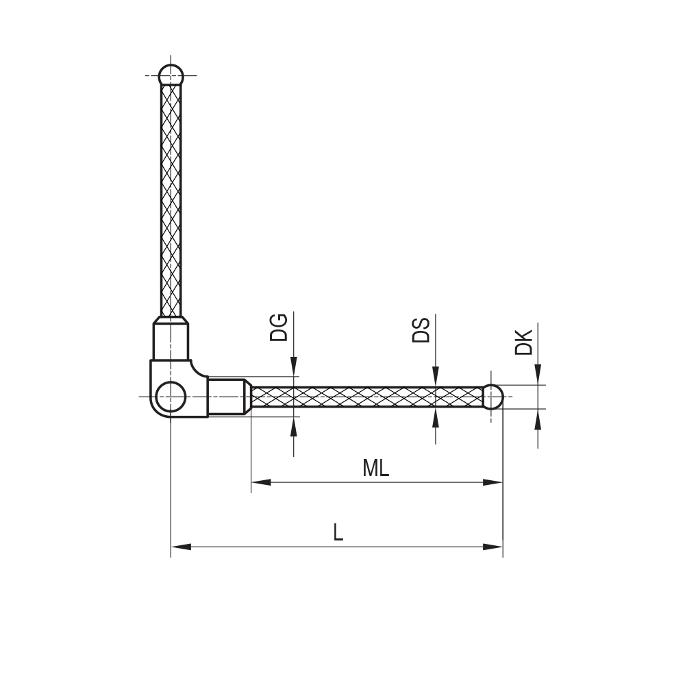 M3 XXT ½ Star 90°, Scanning  Stylus