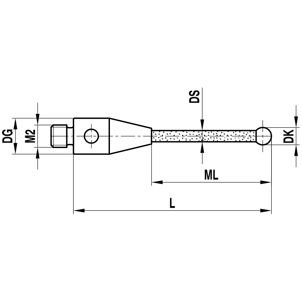 M2 Straight Scanning Stylus