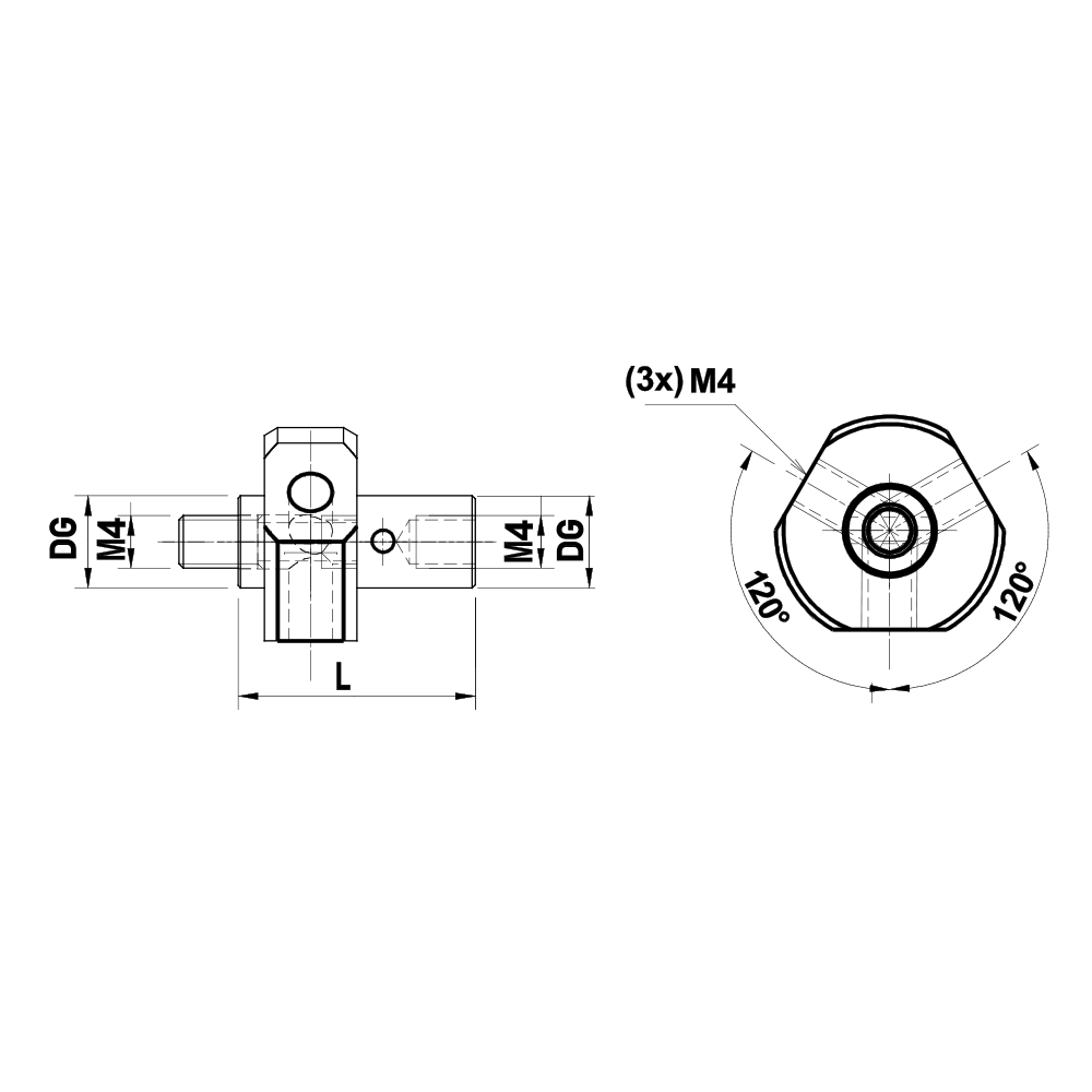 M4  4-way Rotary Holder  