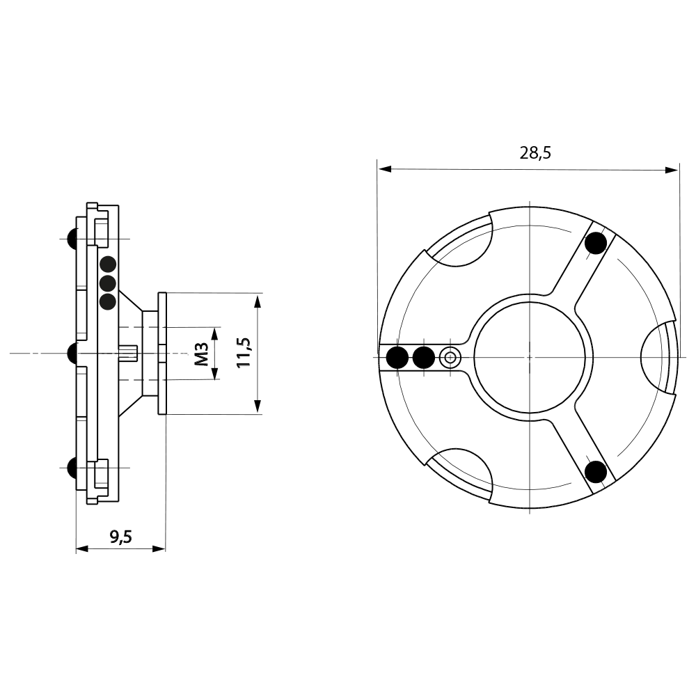 M3 – Adapter Plate VAST XXT TL1