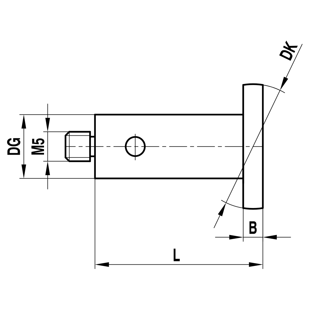 M5 Stub-stem Disk Stylus