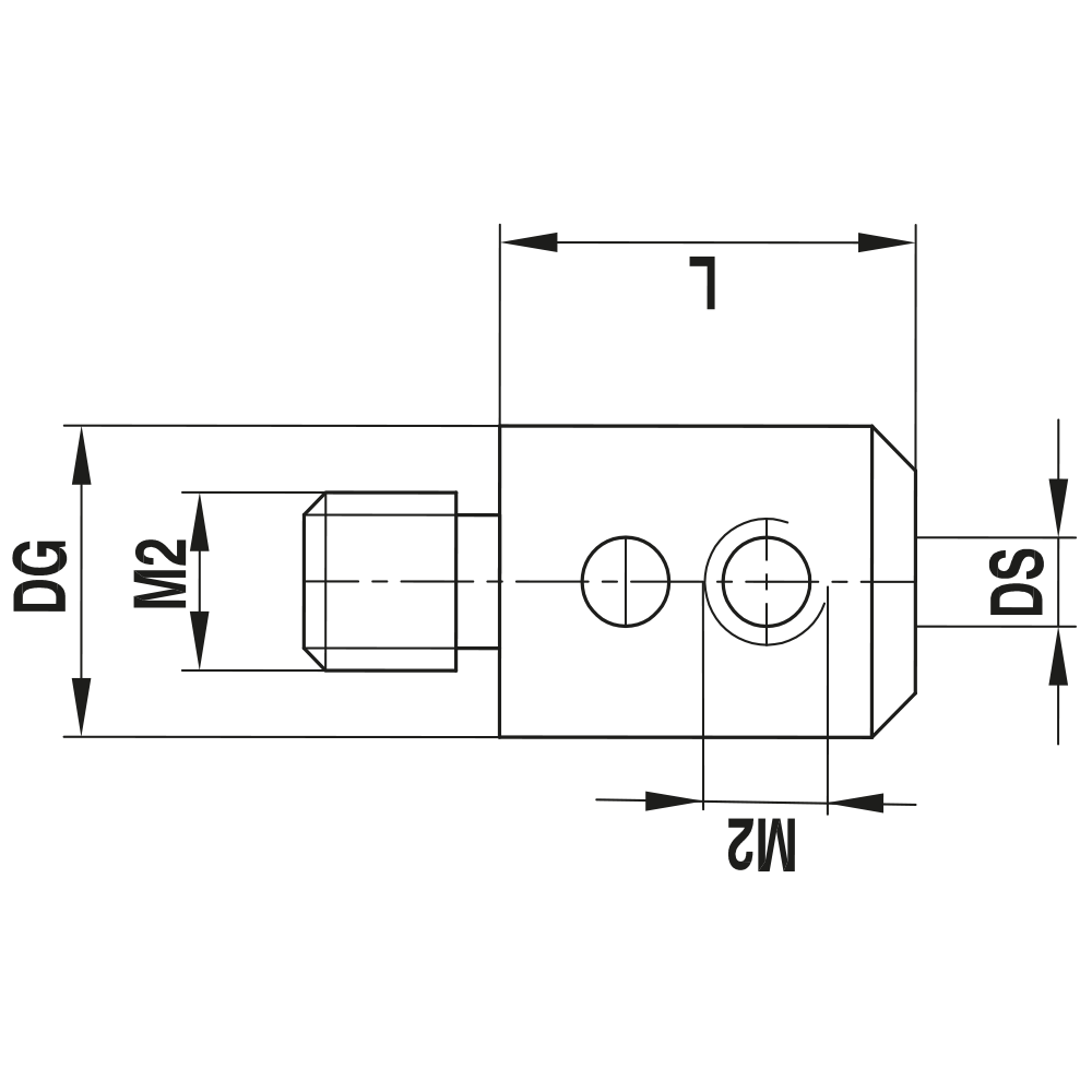 M2 Non-threaded Stylus Holders