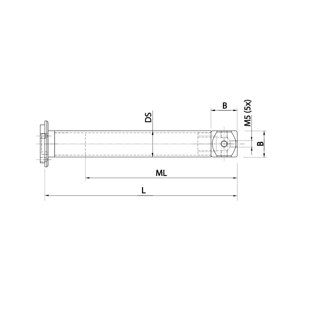 M5 Adapter Plate Extension