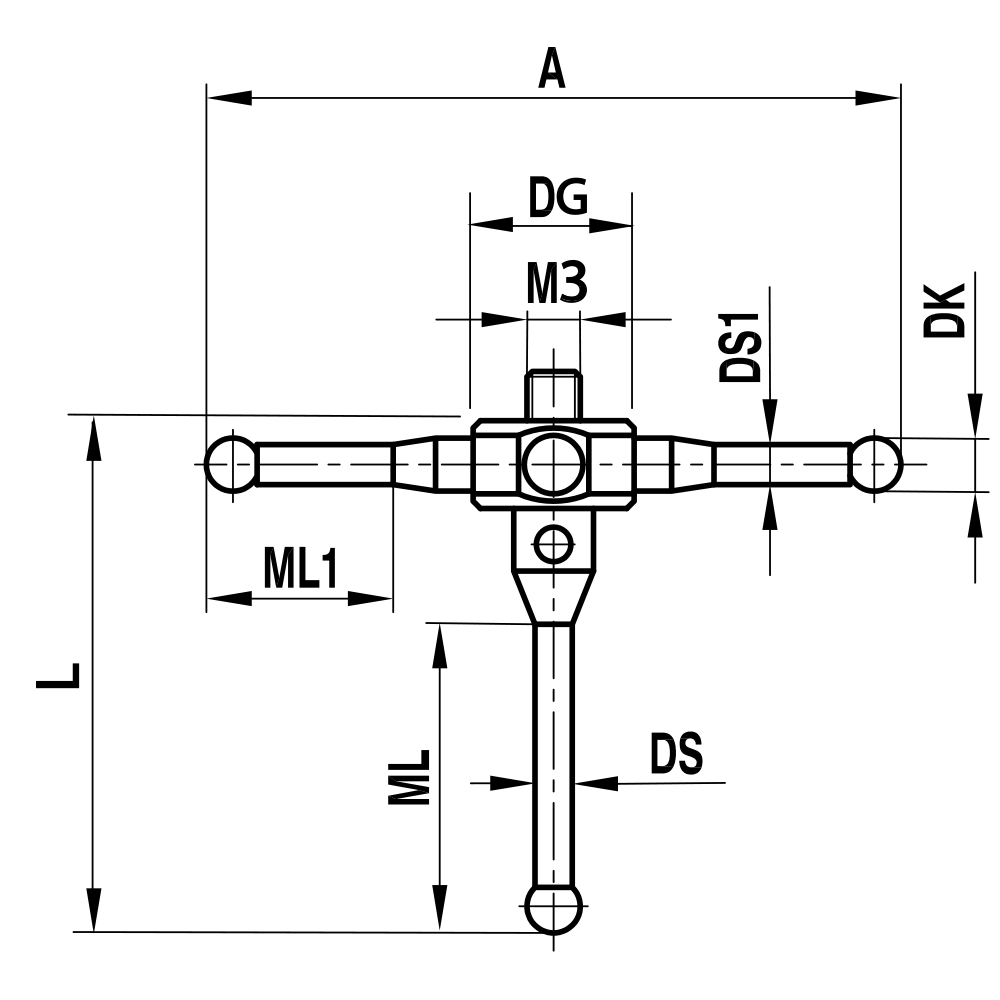 M3 Two-piece Clocking Star Stylus