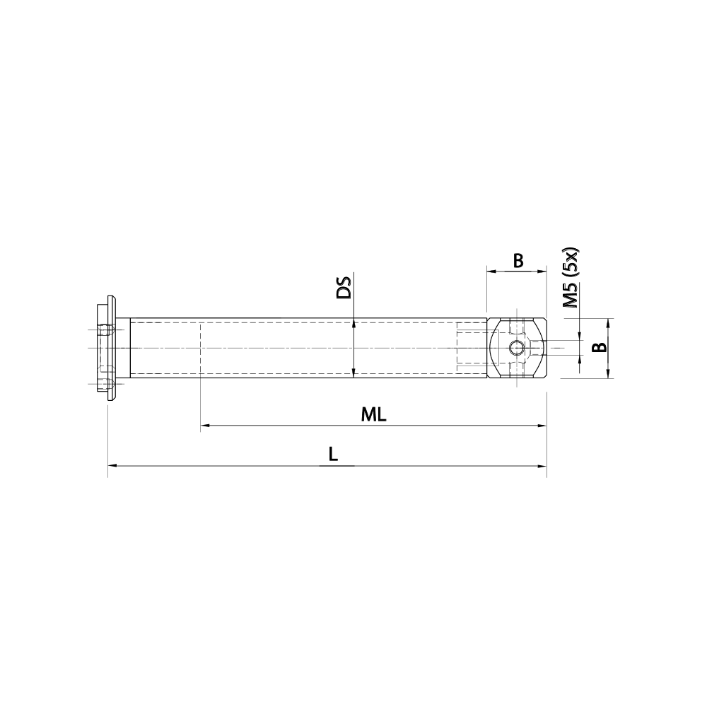 M5 Adapter Plate Extension