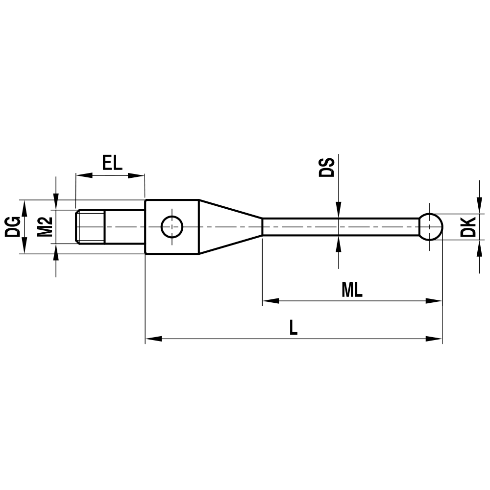 M2 - Straight Stylus for Star Center