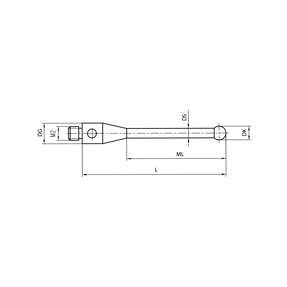 M2 Straight Scanning Stylus 