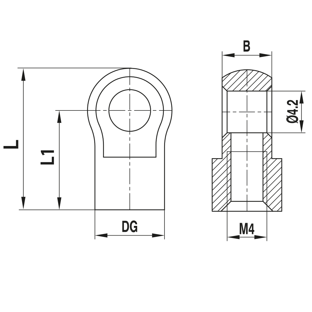 M4 - Swivel Adapter